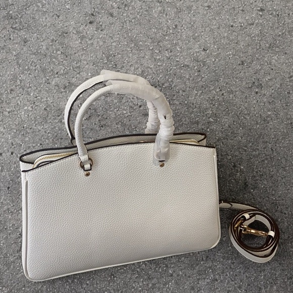 Coach White Leather Handbag - Picture 8 of 9